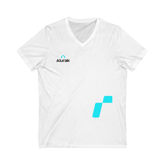 Unisex Jersey Short Sleeve V-Neck Tee