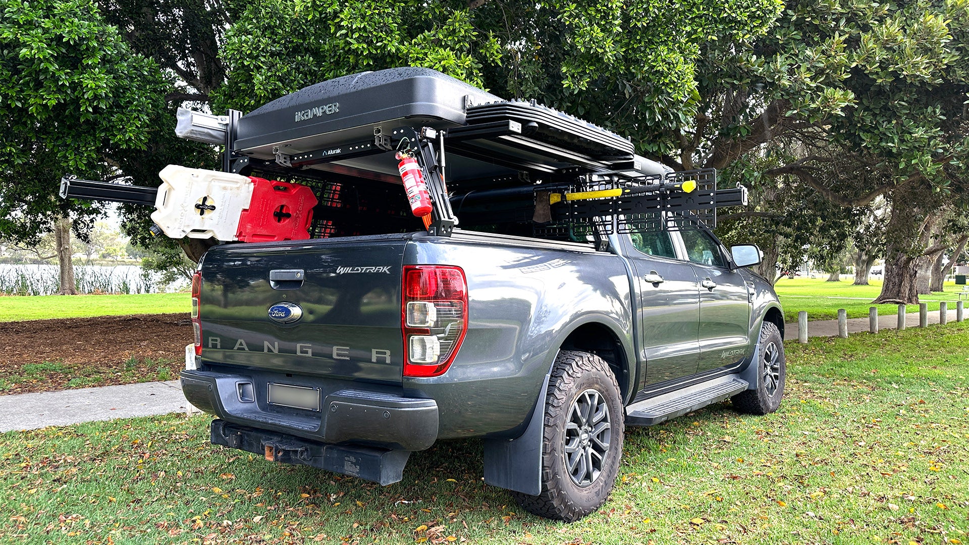 Alurak Slide Out Beam With Accessories Mounted